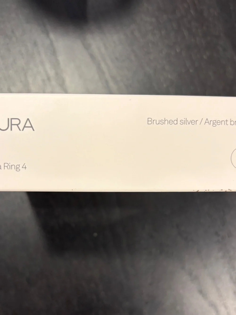 Oura Ring 4 Size 9 Brushed Silver New Sealed Unopened Smart Ring Gen 4